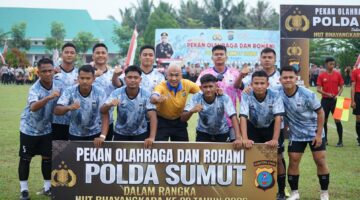 Kapolda Sumut Buka Pekan Olahraga dan Rohani HUT Bhayangkara ke-80, Kobarkan Semangat Juang dan Persaudaraan dalam Satu Lapangan Pengabdian