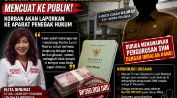 JANJI SHM TAK KUNJUNG TERBIT, UANG RATUSAN JUTA MELAYANG! Dugaan Penyalahgunaan Jabatan Oknum Sekretaris Lurah Madras Memantik Kemarahan Korban