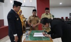Enam Pejabat Dilantik, Pemkab Beltim Lanjutkan Penataan Organisasi