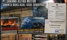TANPA TANDA SNI: DIPERTANYAKAN PT.SARANA ASTRA MOTOR DIMINTA BUKA ASAL-USUL SPAREPART