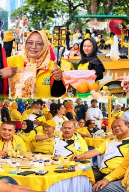 Ribuan Warga Tumpah Ruah di Lapangan Merdeka Medan, Golkar Sumut Hadirkan Kepedulian Lewat Jalan Santai, Pengobatan Gratis dan Donor Darah