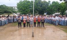 Tak Hanya Menjaga Negeri, Brimob Sumut Sentuh Hati Pelajar Tebing Tinggi, Tanamkan Harapan dan Selamatkan Masa Depan Generasi Bangsa
