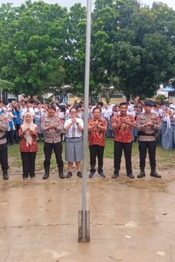 Tak Hanya Menjaga Negeri, Brimob Sumut Sentuh Hati Pelajar Tebing Tinggi, Tanamkan Harapan dan Selamatkan Masa Depan Generasi Bangsa
