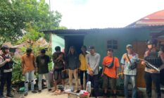 SELAMATKAN GENERASI DARI CENGKERAMAN NARKOBA! Brimob dan Ditresnarkoba Polda Sumut Gerebek Lokasi di Medan, 8 Pria Diamankan